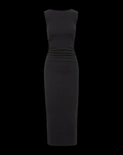 Veronica Beard Dresses*Charissa Stretch-Cotton Maxi Dress in Black