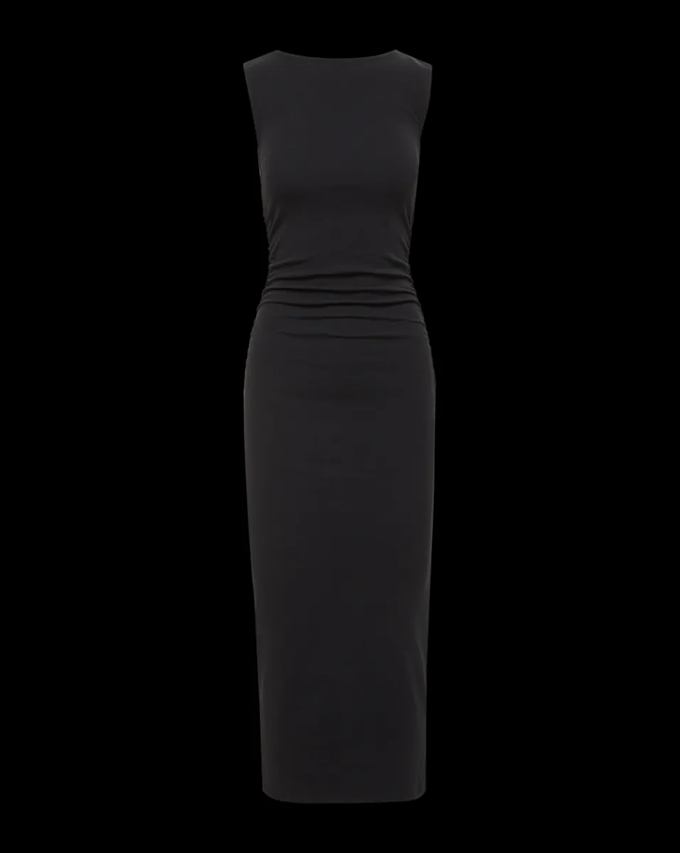 Veronica Beard Dresses*Charissa Stretch-Cotton Maxi Dress in Black