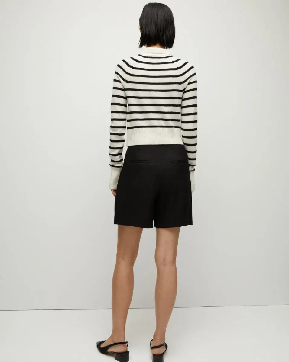 Veronica Beard Sweaters|Tops*Cheshire Cashmere Cardigan in Off-White/Black