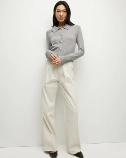 Veronica Beard Sweaters|Tops*Cheshire Cashmere Cardigan in Heather Grey HeatherGrey