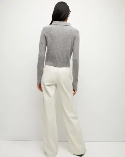 Veronica Beard Sweaters|Tops*Cheshire Cashmere Cardigan in Heather Grey HeatherGrey