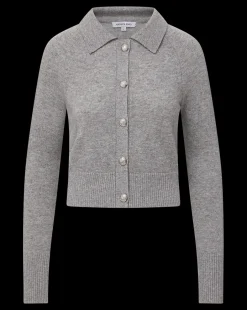 Veronica Beard Sweaters|Tops*Cheshire Cashmere Cardigan in Heather Grey HeatherGrey