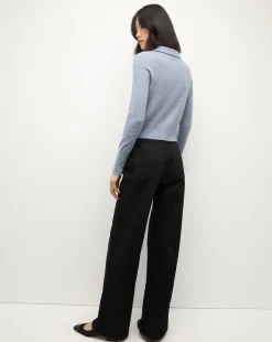 Veronica Beard Sweaters|Tops*Cheshire Cashmere Cardigan in Smoke Blue SmokeBlue
