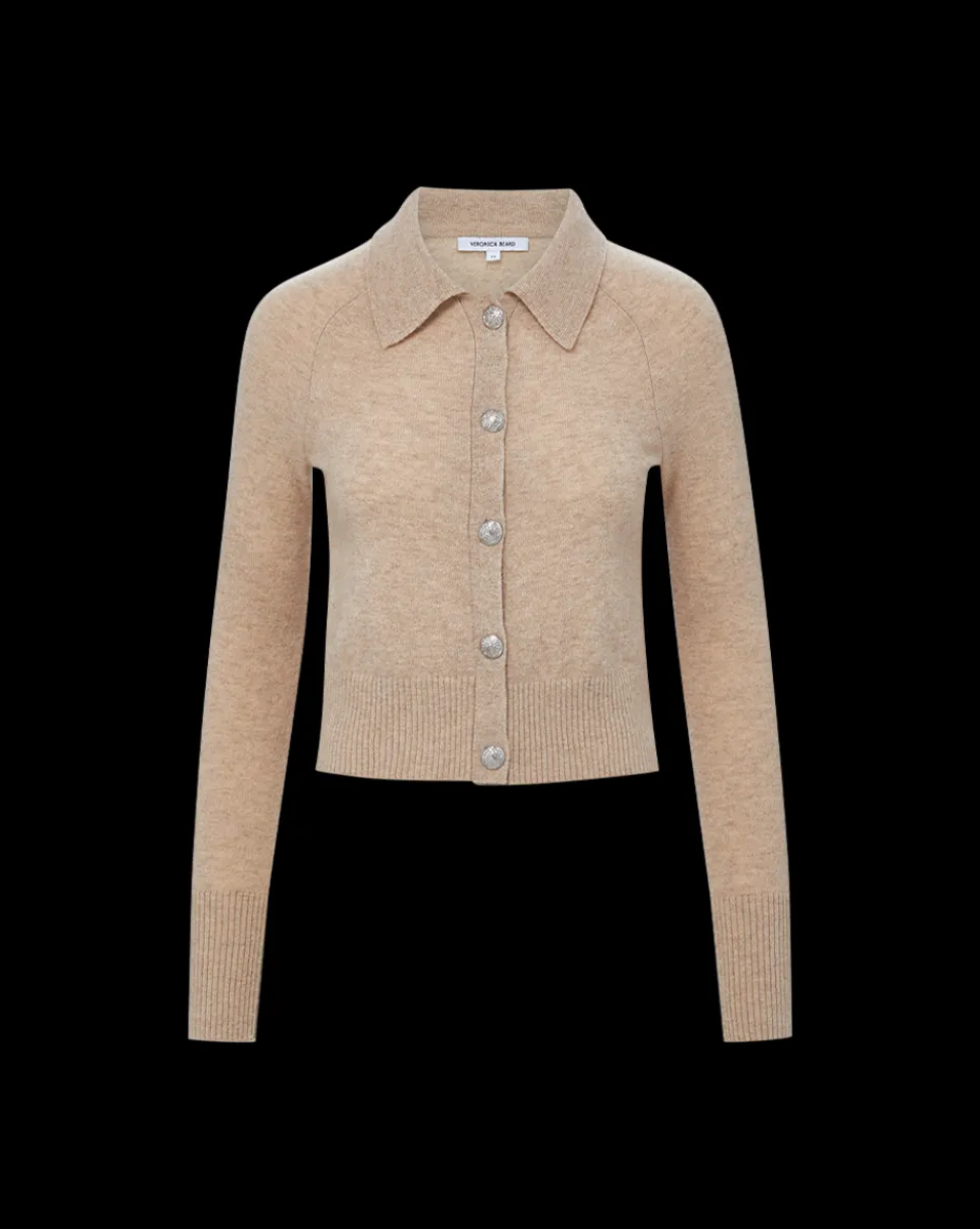 Veronica Beard Sweaters|Tops*Cheshire Cashmere Cardigan in Oatmeal