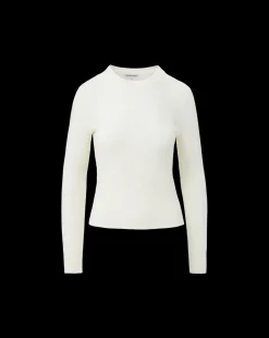 Veronica Beard Sweaters|Tops*Cheval Merino-Wool Pullover in Ivory