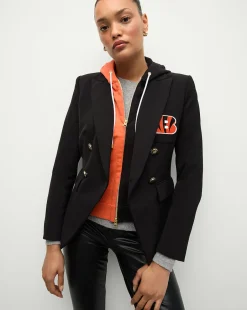 Veronica Beard Jackets & Outerwear*Cincinnati Bengals Dickey Jacket in Black/Gold CincinnatiBengals