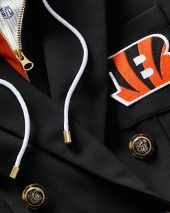 Veronica Beard Jackets & Outerwear*Cincinnati Bengals Dickey Jacket in Black/Gold CincinnatiBengals