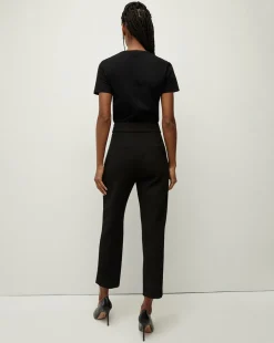 Veronica Beard Tops|Extended Sizes*Cindy V-Neck Tee Black