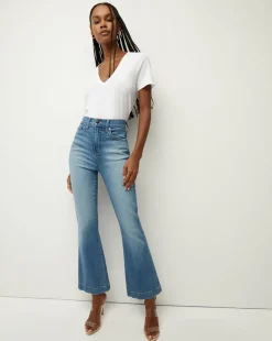 Veronica Beard Tops|Extended Sizes*Cindy V-Neck Tee White