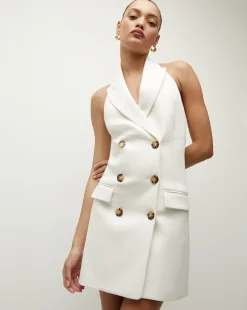 Veronica Beard Dresses*Claridge Blazer Dress in Off-White