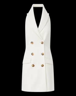 Veronica Beard Dresses*Claridge Blazer Dress in Off-White