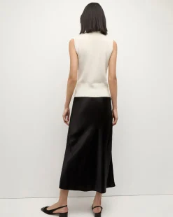 Veronica Beard Skirts & Shorts|The Veronicas' Favorites*Clover Stretch Silk Midi Skirt in Black