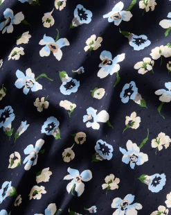 Veronica Beard Skirts & Shorts*Clover Stretch-Silk Floral Skirt in Navy Multi NavyMulti