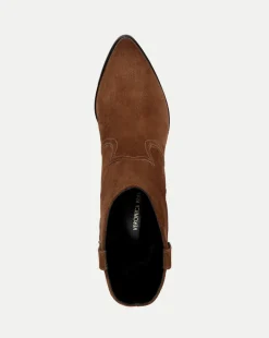 Veronica Beard Boots & Booties*Cody Suede Western Bootie in Cedar