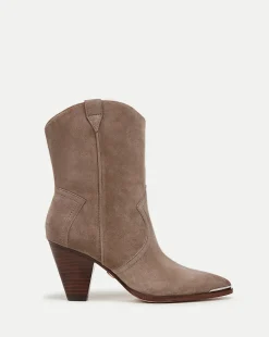 Veronica Beard Boots & Booties*Cody Suede Western Bootie in Taupe