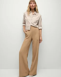 Veronica Beard Pants|Matching Sets*Cole Wide-Leg Pant in Khaki