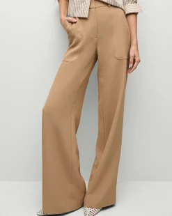 Veronica Beard Pants|Matching Sets*Cole Wide-Leg Pant in Khaki
