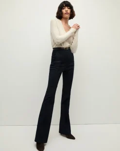 Veronica Beard Sweaters|Tops*Coleta V-Neck Cashmere Sweater in Ivory