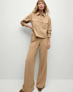 Veronica Beard Tops|Matching Sets*Colvin Top in Khaki