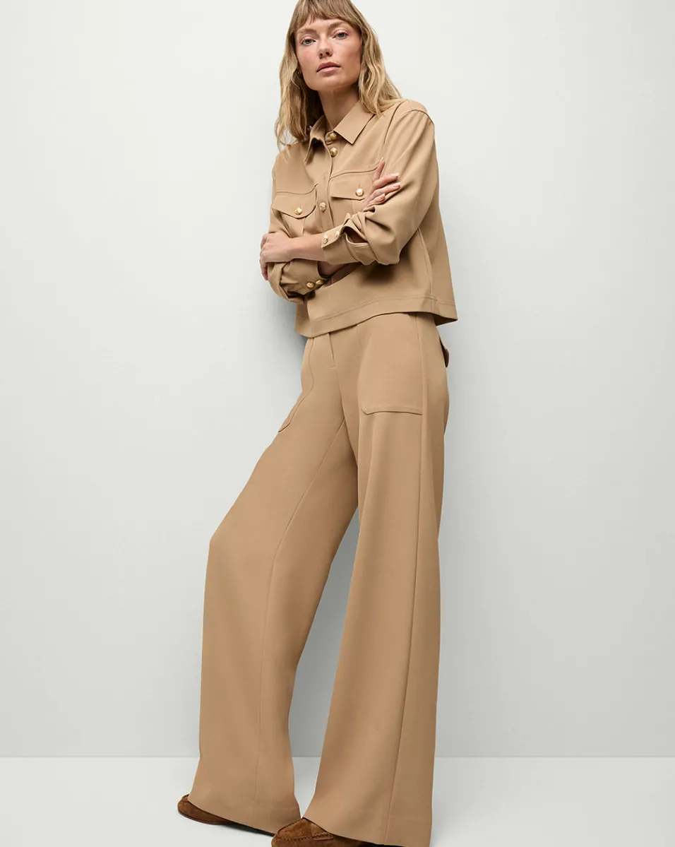Veronica Beard Tops|Matching Sets*Colvin Top in Khaki