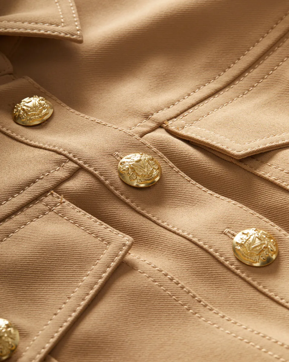 Veronica Beard Tops|Matching Sets*Colvin Top in Khaki