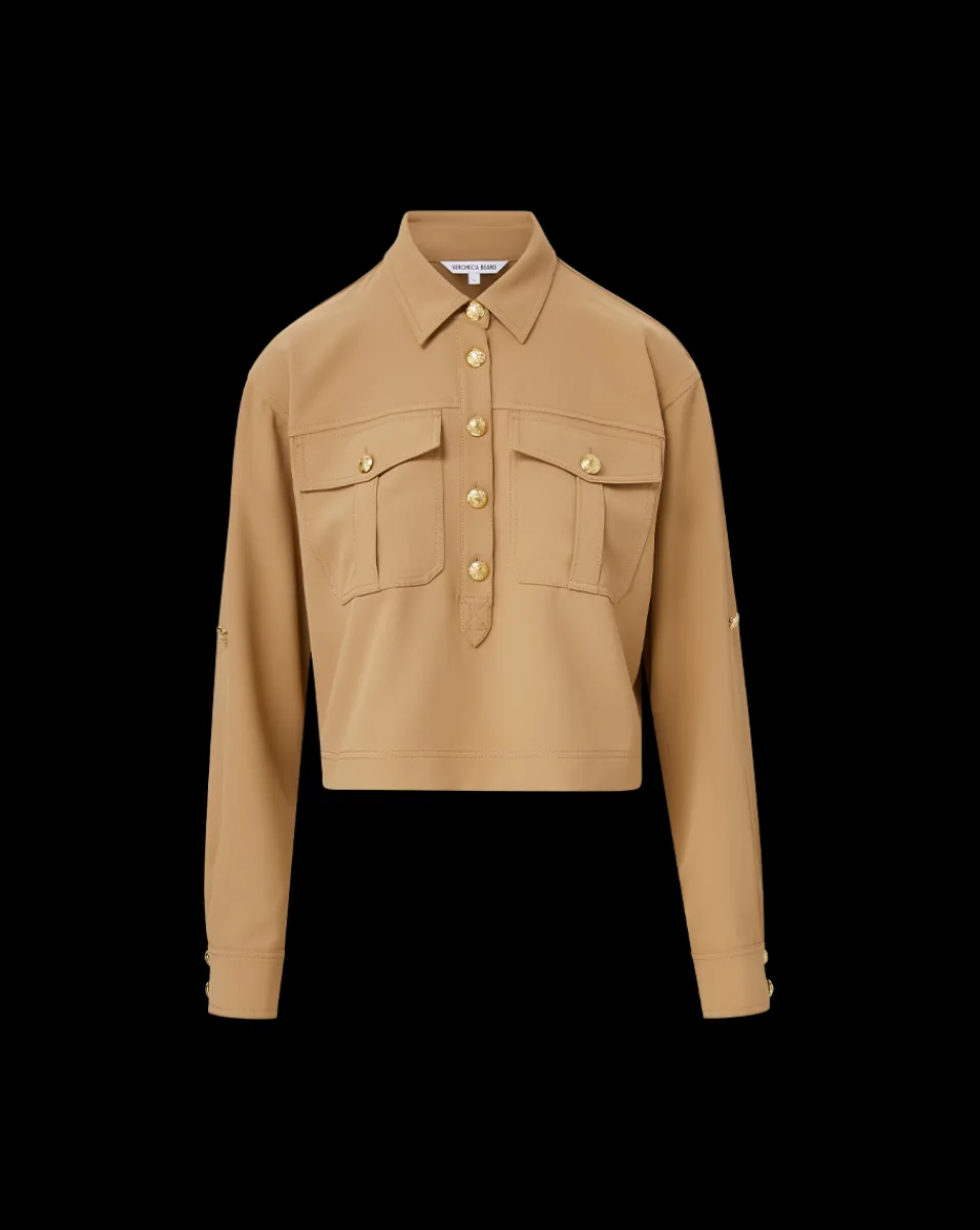 Veronica Beard Tops|Matching Sets*Colvin Top in Khaki