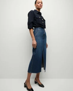 Veronica Beard Tops|Matching Sets*Colvin Top in Navy