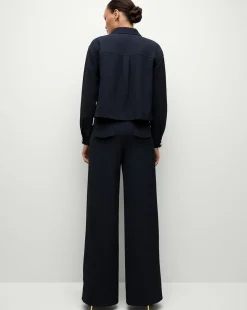 Veronica Beard Tops|Matching Sets*Colvin Top in Navy