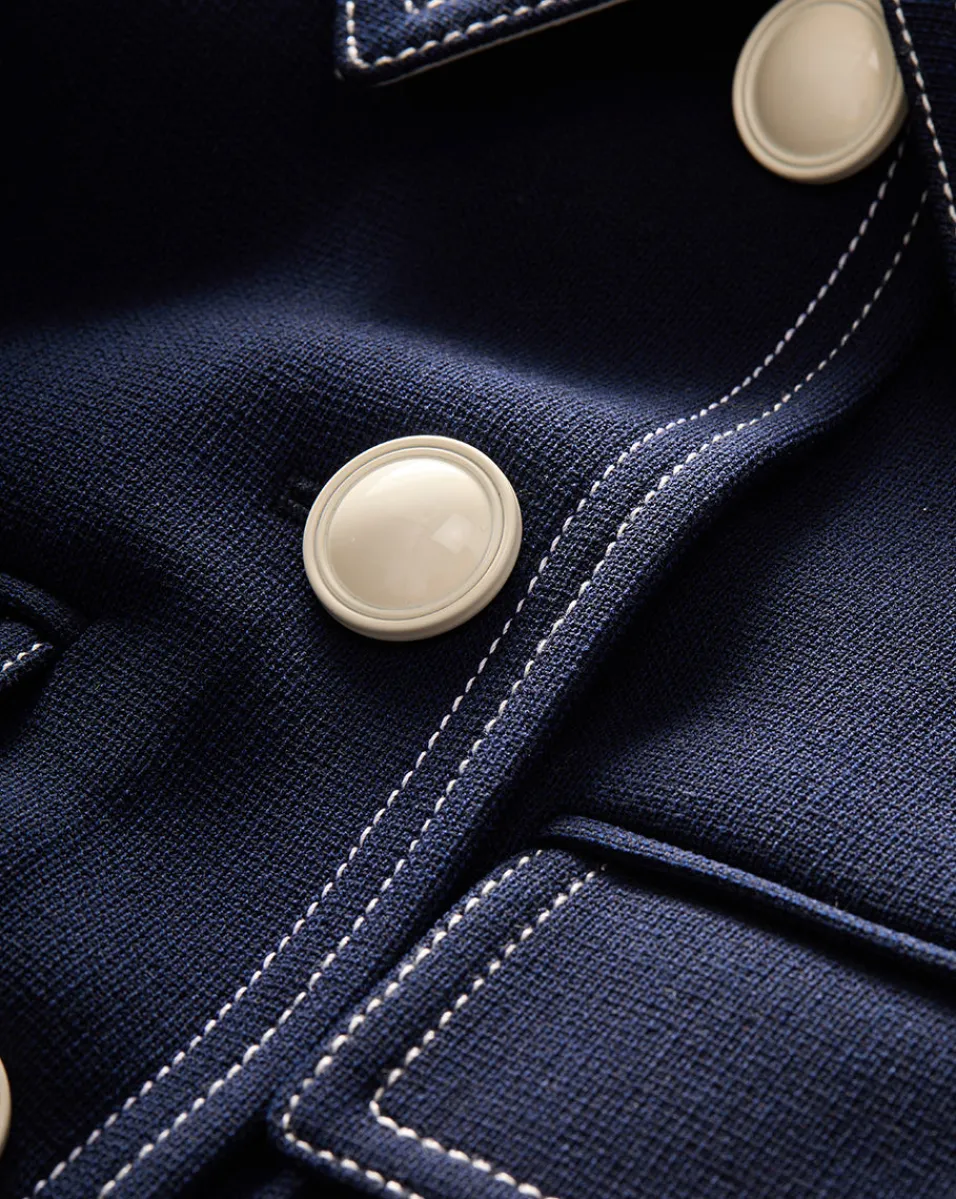 Veronica Beard Jackets & Outerwear|Matching Sets*Constantine Jacket in Navy