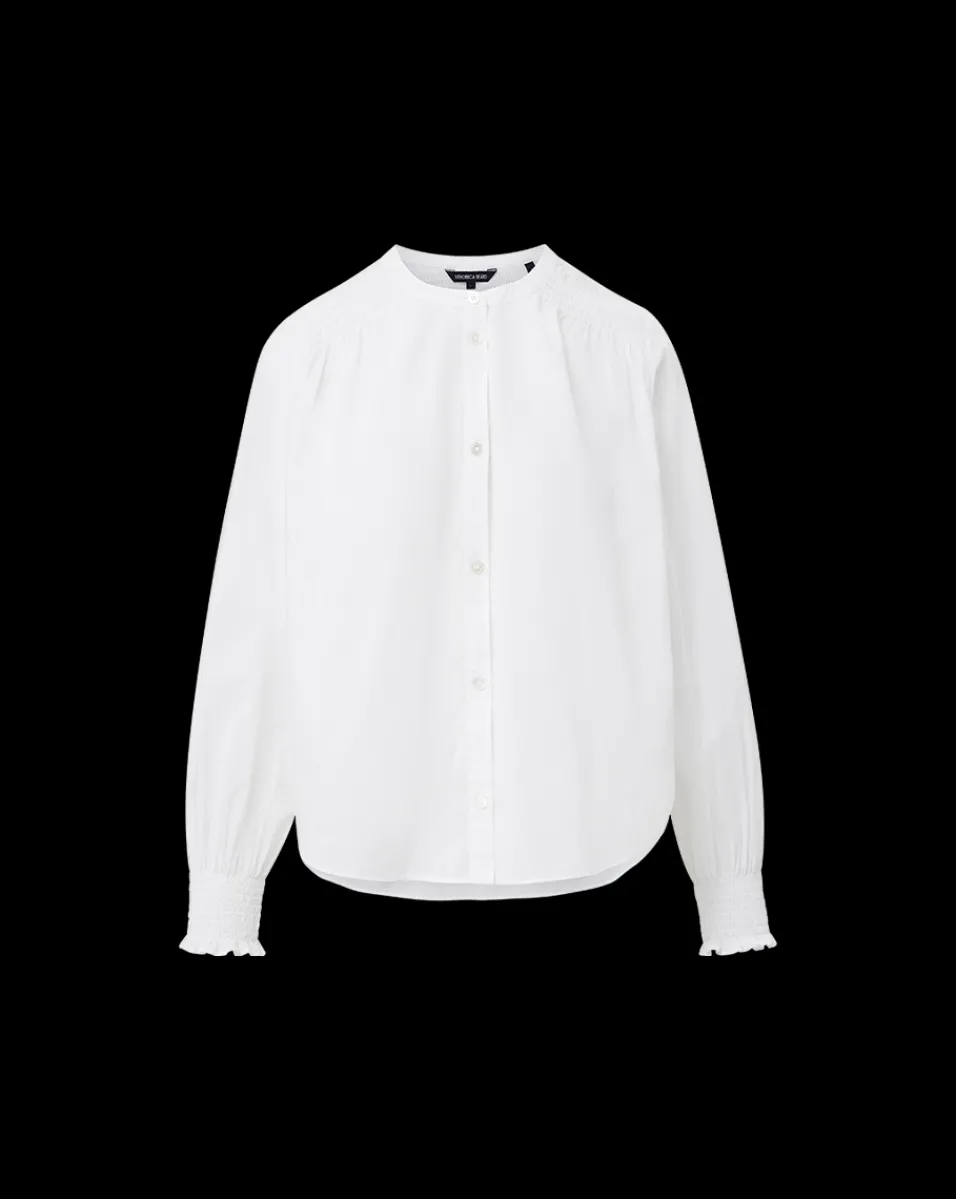 Veronica Beard Tops*Constanza Button-Down Top in White