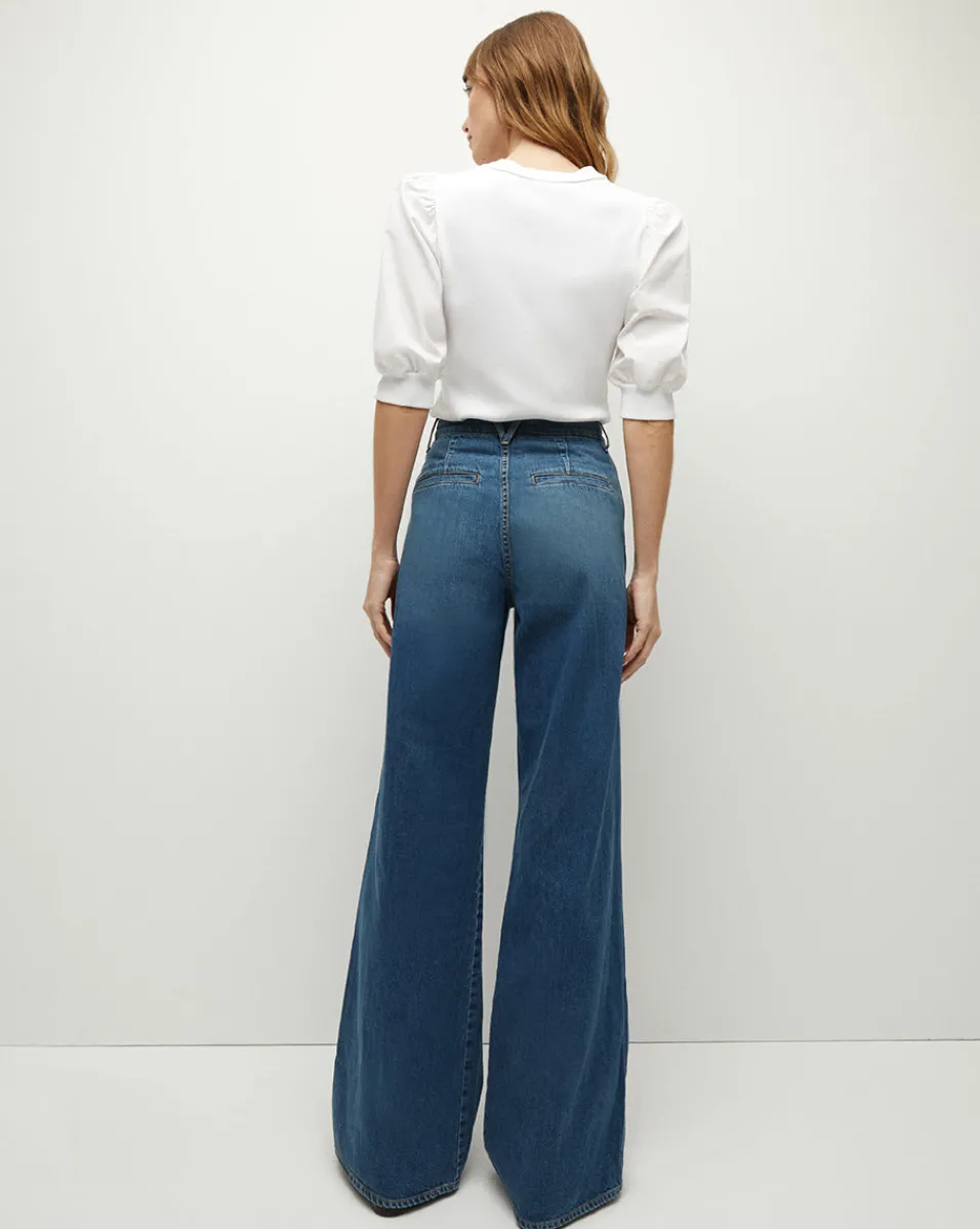 Veronica Beard Tops*Coralee Crewneck Top in White