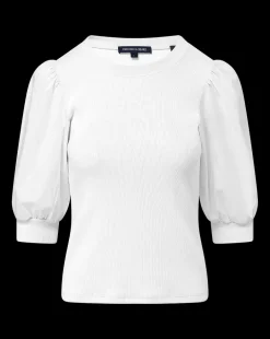 Veronica Beard Tops*Coralee Crewneck Top in White