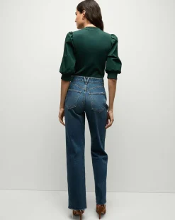 Veronica Beard Tops*Coralee Top in Pine