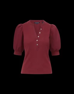 Veronica Beard Tops*Coralee Top in Wine