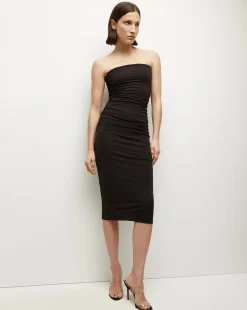 Veronica Beard Dresses*Cressida Strapless Dress in Black