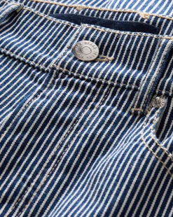 Veronica Beard Jeans*Crosbie Striped Wide-Leg Jean in Solstice Stripe SolsticeStripe