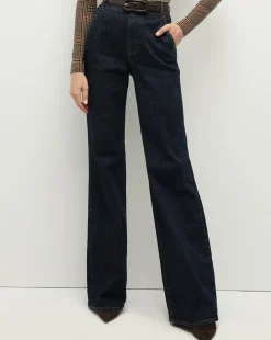 Veronica Beard Jeans|The Veronicas' Favorites*Crosbie Wide-Leg Jeans in Indigo Denim IndigoRinse