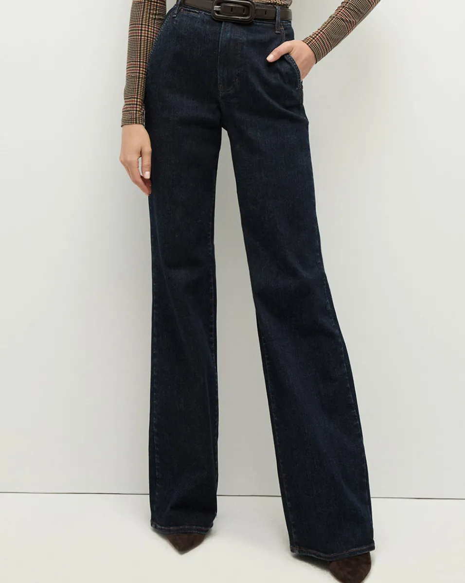 Veronica Beard Jeans|The Veronicas' Favorites*Crosbie Wide-Leg Jeans in Indigo Denim IndigoRinse