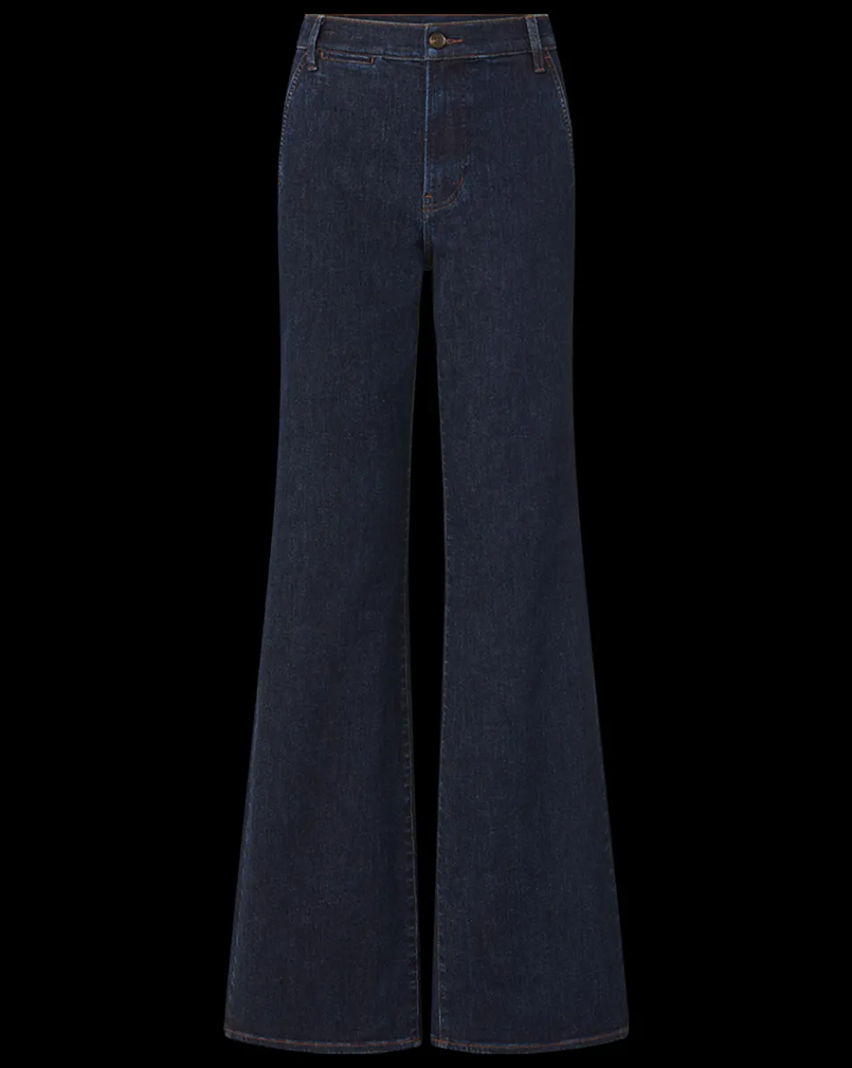Veronica Beard Jeans|The Veronicas' Favorites*Crosbie Wide-Leg Jeans in Indigo Denim IndigoRinse