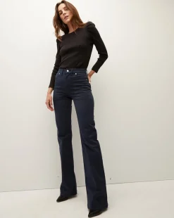 Veronica Beard Pants*Crosbie Wide-Leg Pant Navy