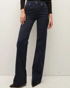 Veronica Beard Pants*Crosbie Wide-Leg Pant Navy