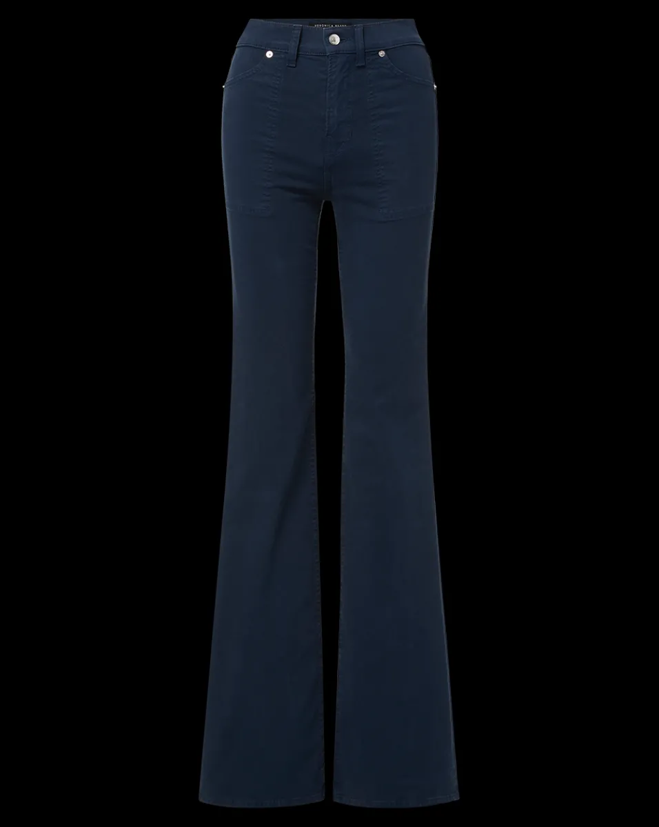 Veronica Beard Pants*Crosbie Wide-Leg Pant Navy