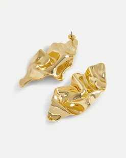 Veronica Beard Accessories|Party Dressing*Crumpled Earring in Gold