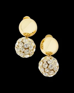 Veronica Beard Accessories|The Gift Guide*Crystal Sphere Stud Earrings in Gold