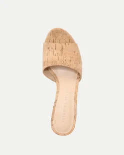 Veronica Beard Sandals*Dali Block-Heel Sandal Natural