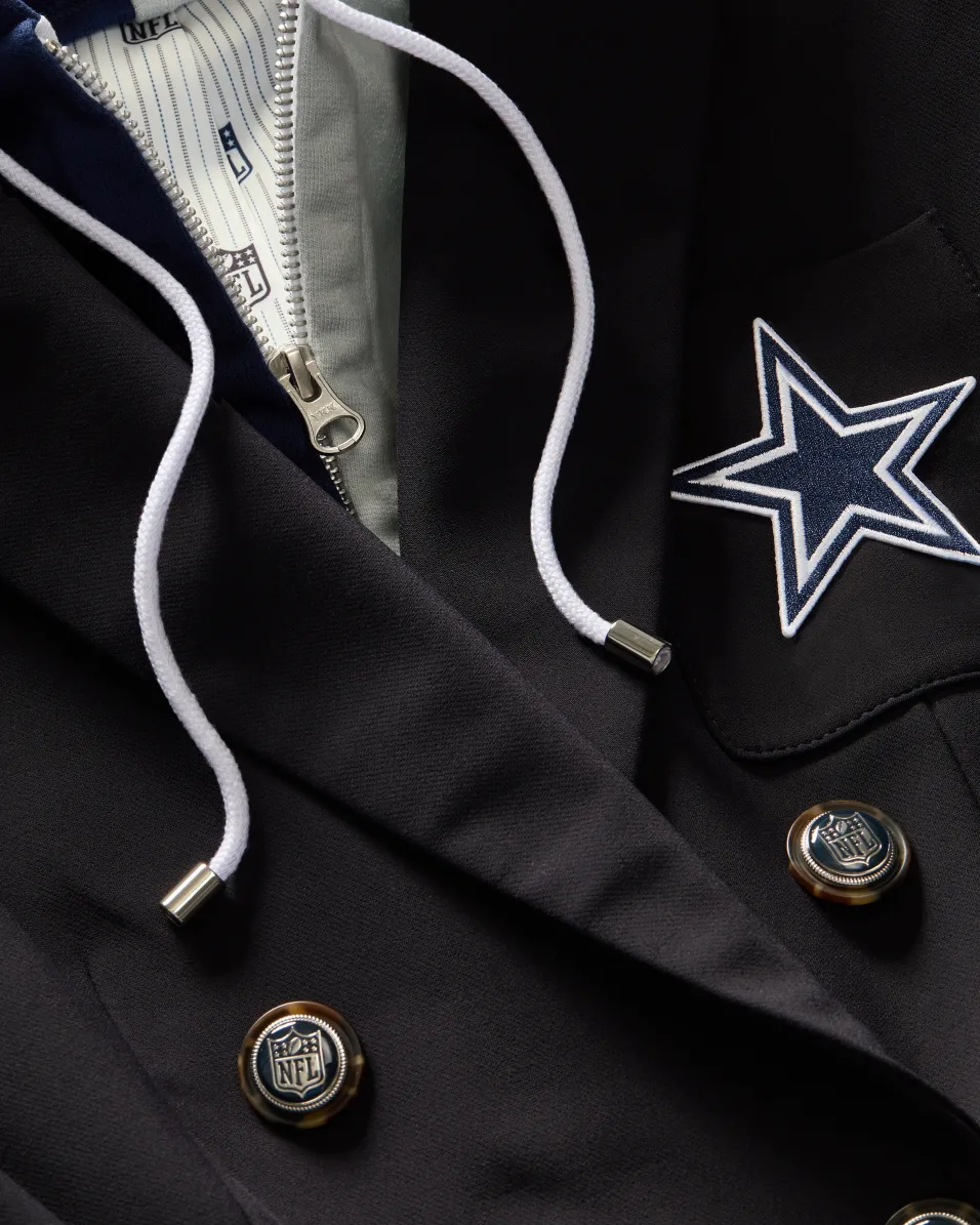 Veronica Beard Jackets & Outerwear|The Gift Guide*Dallas Cowboys Dickey Jacket in Navy/Silver DallasCowboys