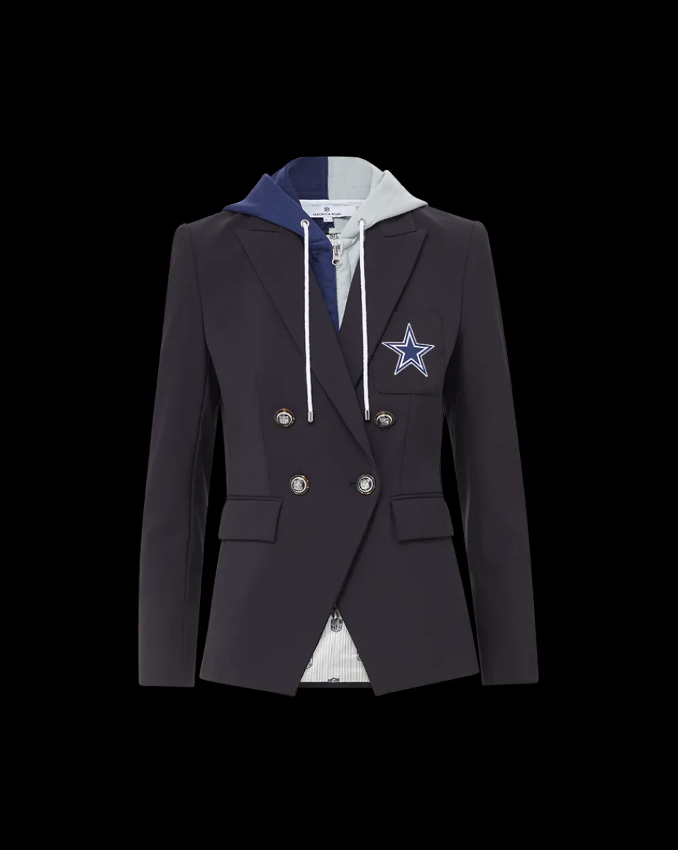 Veronica Beard Jackets & Outerwear|The Gift Guide*Dallas Cowboys Dickey Jacket in Navy/Silver DallasCowboys