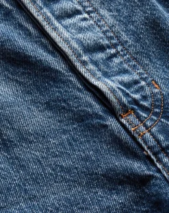 Veronica Beard Jeans*Daniela Cropped Straight-Leg Jean in Blue RebelBlue