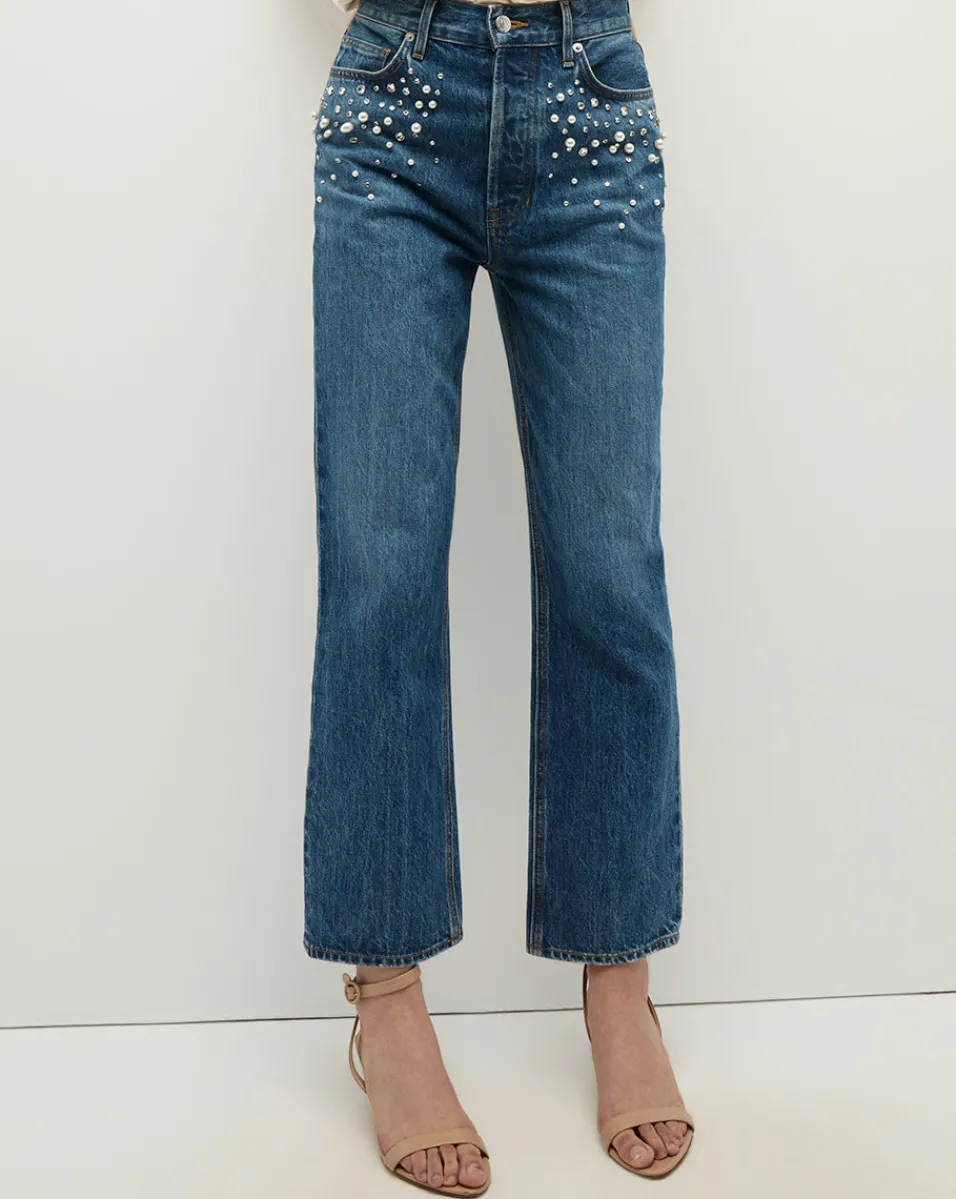 Veronica Beard Jeans|The Veronicas' Favorites*Daniela Straight Leg Jean in x Poppy Delevingne Serendipity