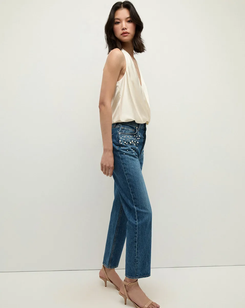 Veronica Beard Jeans|The Veronicas' Favorites*Daniela Straight Leg Jean in x Poppy Delevingne Serendipity